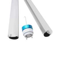 Manufacture ROHS indoor lighting pc aluminum profile LED t8 tube fixture