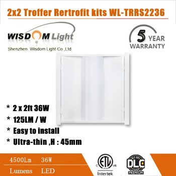 Panel Lights Item Type and Pure White Color Temperature(CCT) 2x2ft LED troffer retrofit kit